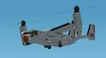 FS2002
                  Bell-Boeing V22 Osprey Prototype textures only